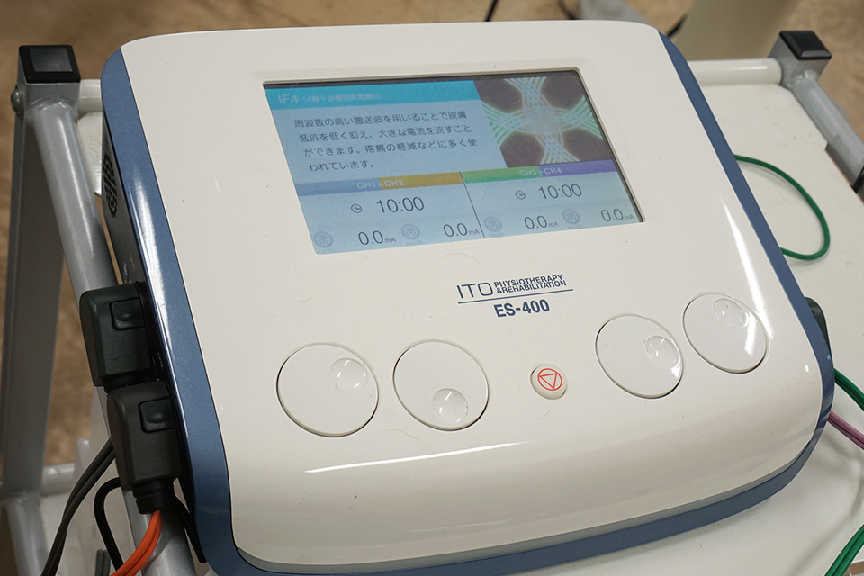 EMS(筋電気刺激療法)